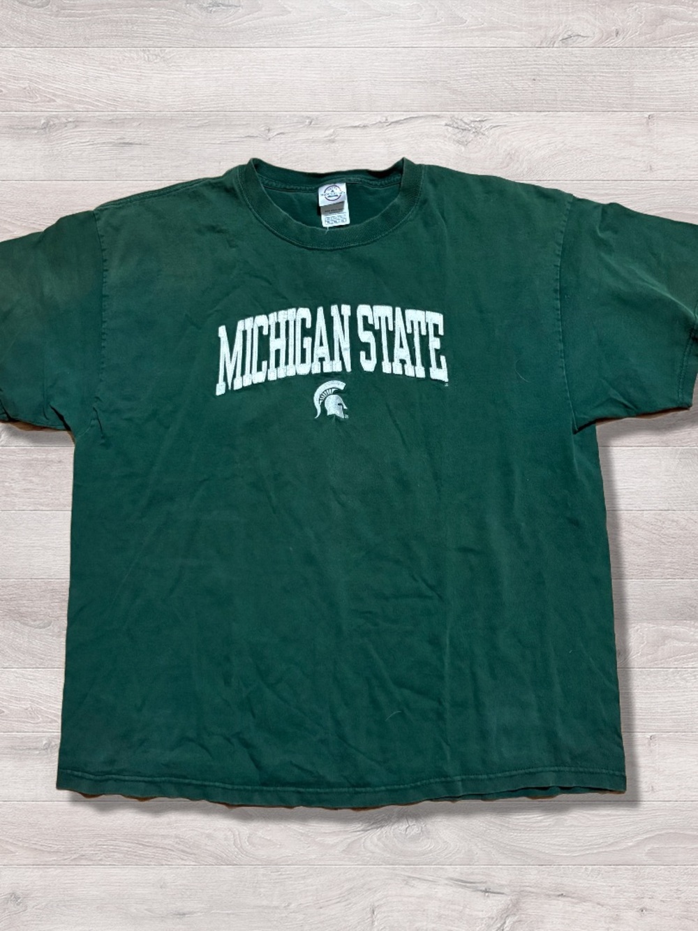 Vintage 90s Delta Magnum Weight NCAA Michigan State Spartans Shirt XL